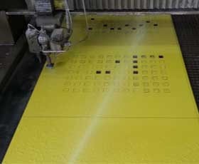 sečenje enternita debljine 8mm i 12mm water jet 
