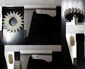 Mali zupčanik - water jet