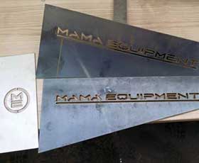 Urezivanje slova water jet 